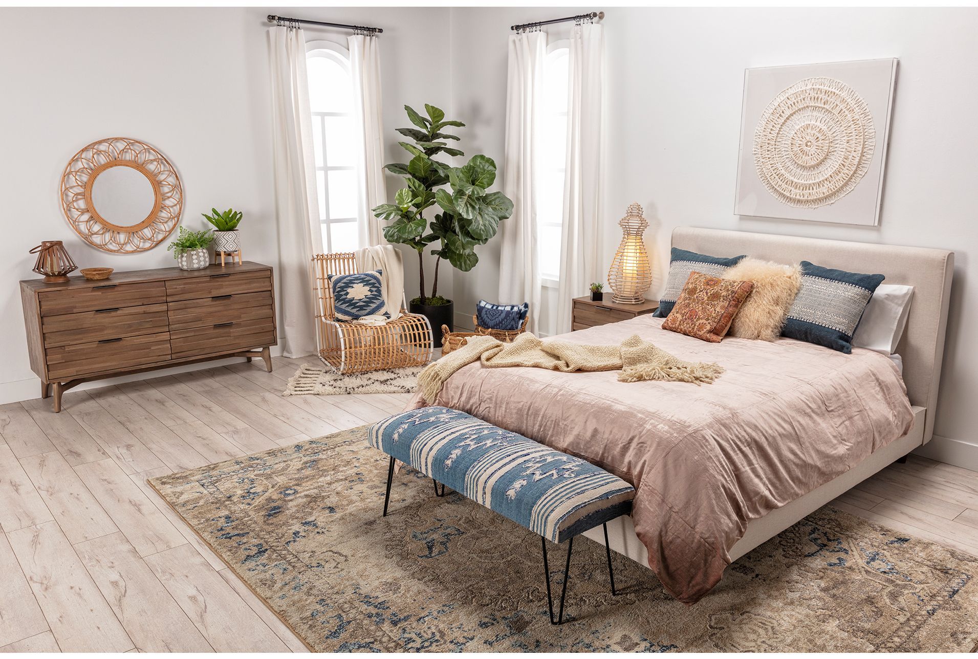 Dean Sand Full Upholstered Panel Bed Guest Bedrooms, Home Bedroom ... with Creating Your Sanctuary Exploring the Dean Sand Upholstered Bedroom Set