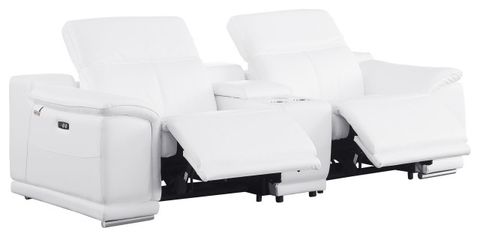 Federico 3-Piece 2-Power Reclining Top Grain Italian Leather Loveseat ... with The Ultimate Guide to Selecting Your First Top Grain Italian Leather Sofa