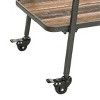 Felix 2 Tier Bar Cart Black - Adore Decor : Target with Adore Decor Felix 2 Tier Wooden Kitchen Bar Cart Black