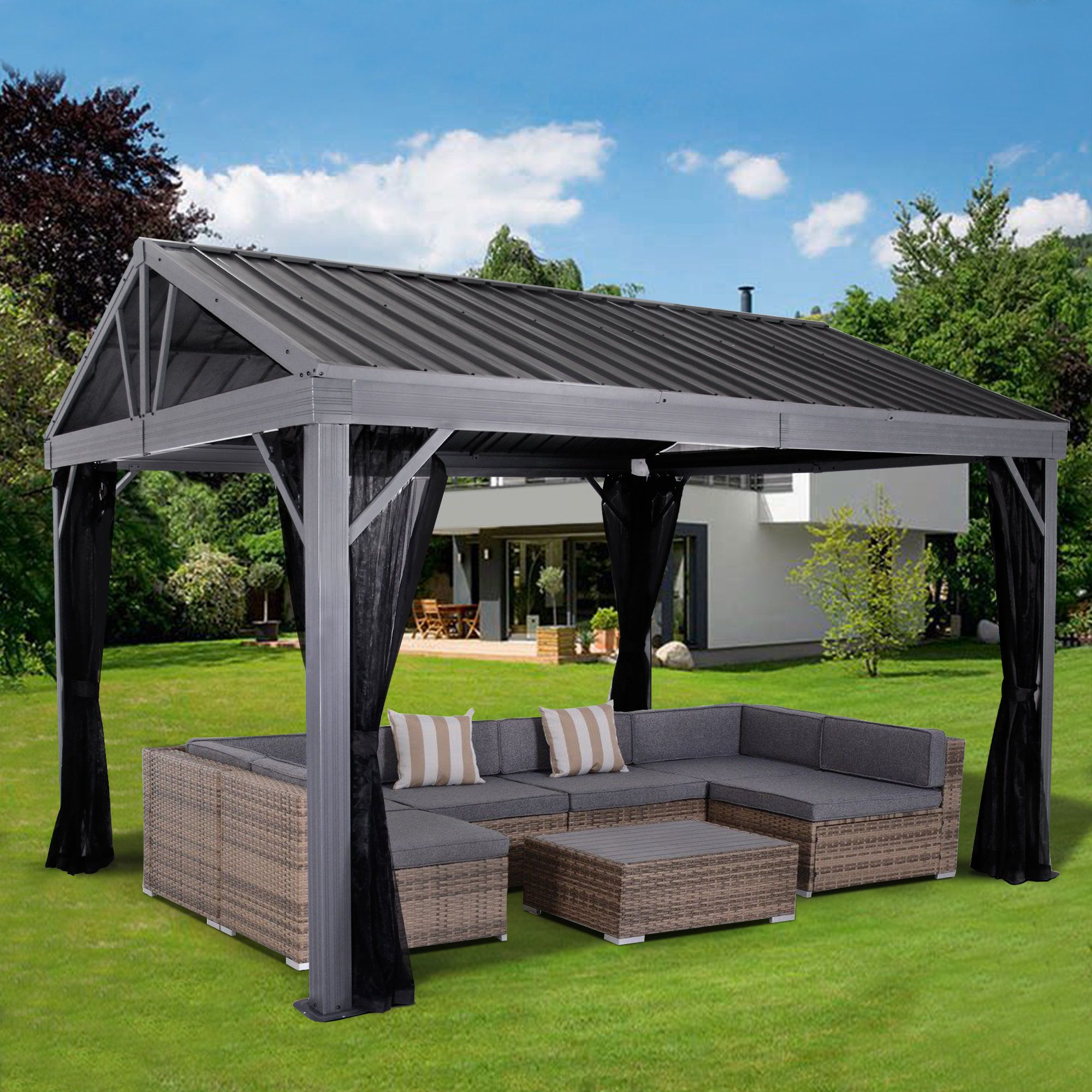 Key Considerations Before You Choose a 10×13 Aluminum Patio Hardtop Gazebo