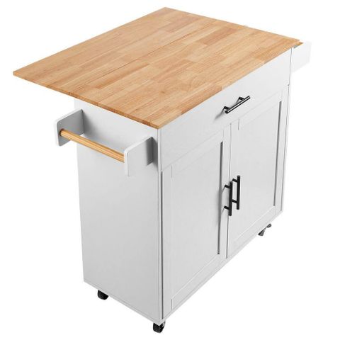 Have A Question About Vevor Kitchen Cart With Solid Wood Top, 35.4 In ... with regard to Organizing Your Kitchen Is the Astor Cart Right for You