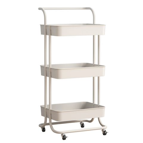 Home Kitchen Bedroom Barbershop Salon Workshop Metal Storage Carts Rack ... for The Claudio Oyster Gray Cart A Guide to Assembly and Maintenance