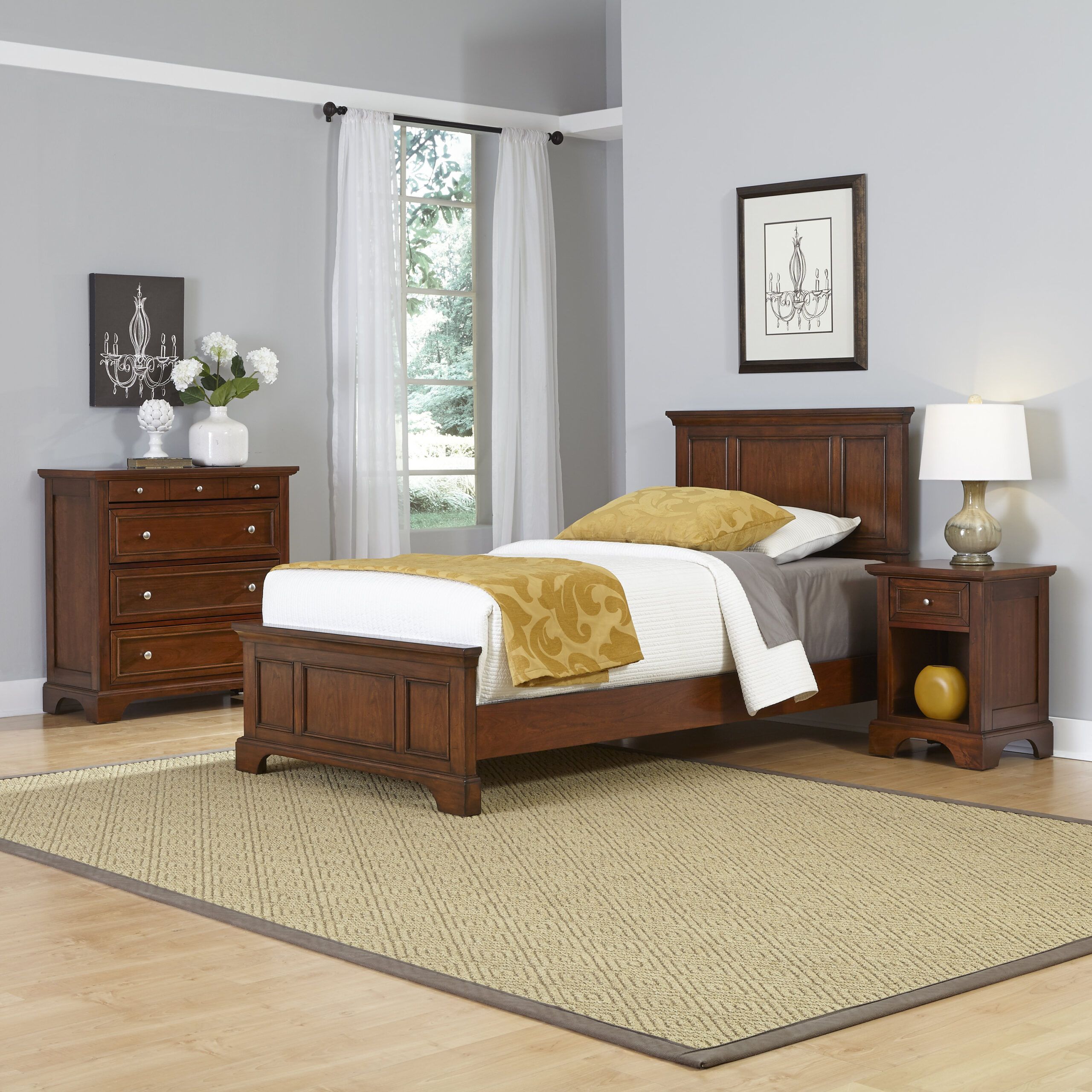 Home Styles Chesapeake Panel 3 Piece Bedroom Set | Wayfair with From Panel to Perfection A Deep Dive into Finley Grey Bedroom Set Construction