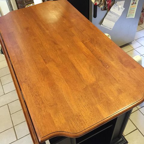 Home Styles Distressed Oak Top Kitchen Island - Aptdeco pertaining to Classic Kitchen Island, Deep Gray Frame With Side Shelves & Distressed Oak Top