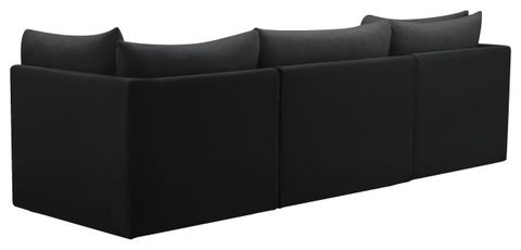 Jacob Velvet Upholstered Modular Sofa, 3-Piece: 1 Armless Chair, 2 ... intended for How to Choose the Perfect Jacob Velvet Modular Sofa