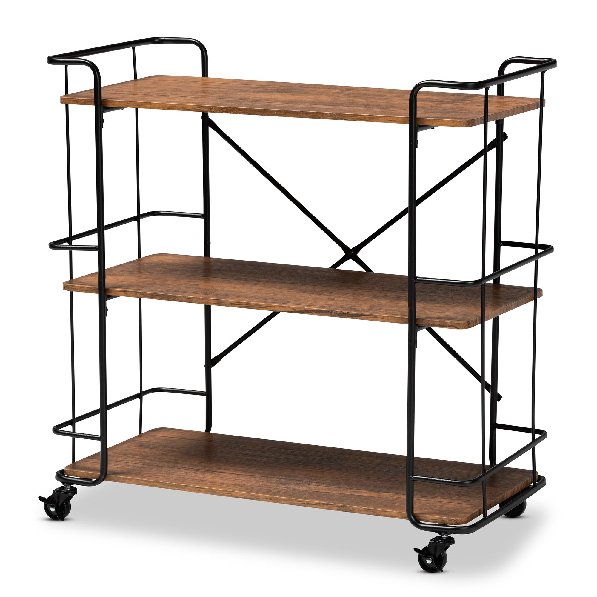 Kitchen Carts | Dining Room Furniture | Affordable Modern Furniture ... intended for Baxton Studio Dorthy Coastal And Farmhouse Twotone Dark Green And Natural