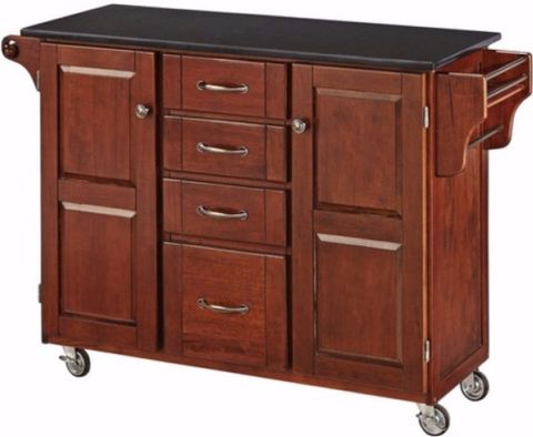 #Kitchen #Island #Cart On Wheels Cherry With Black #Granite Top # ... regarding Unveiling the Beauty of Classic Kitchen Island Carts A Deep Dive
