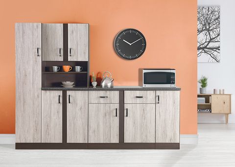 Lewis Stores with Campbell 2 Piece Kitchen Set Multi-Color Engineered Wood