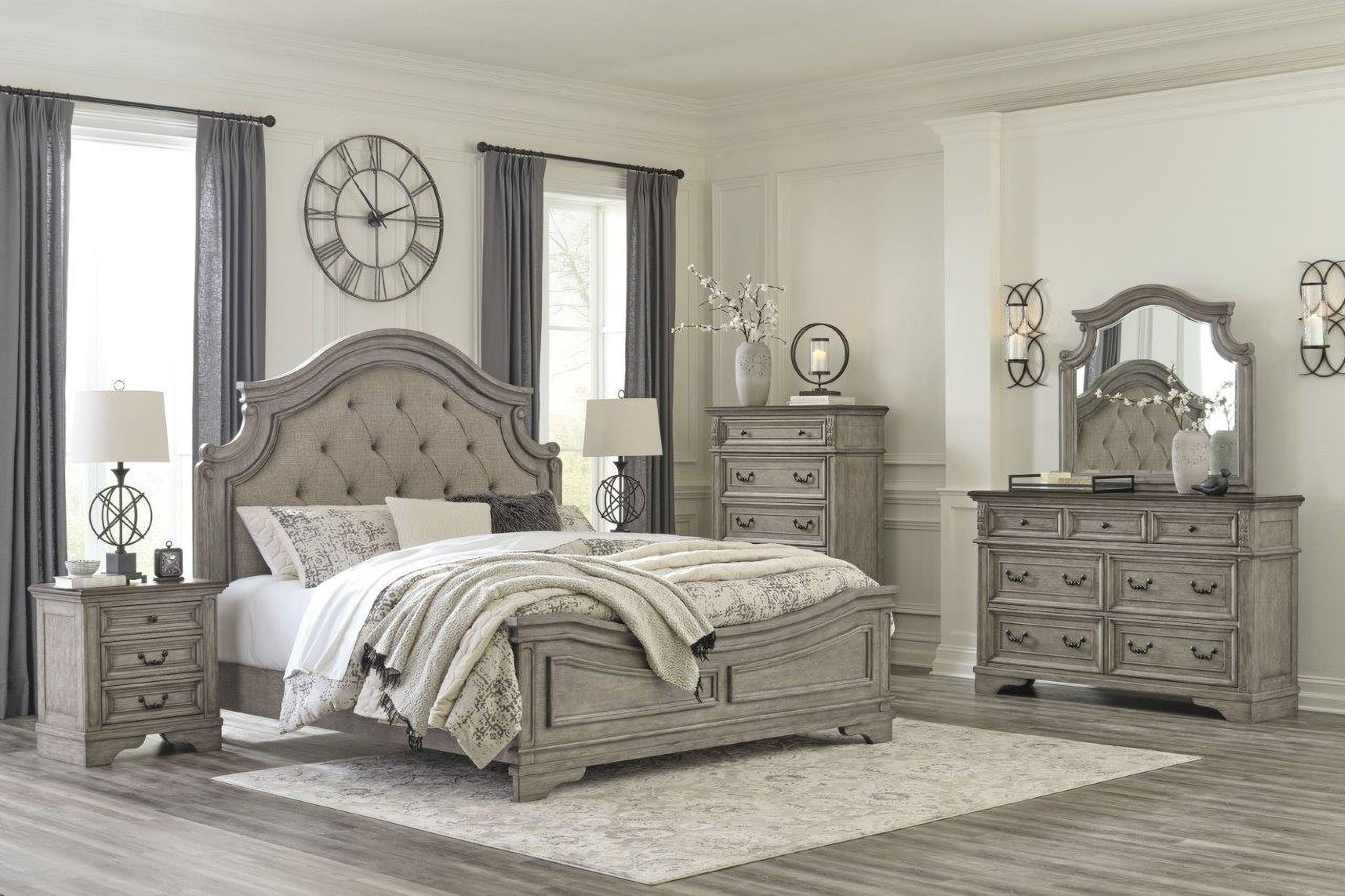 Lodenbay Antique Gray Panel Bedroom Set By Ashley Furniture | 1Stopbedrooms within  Pine
