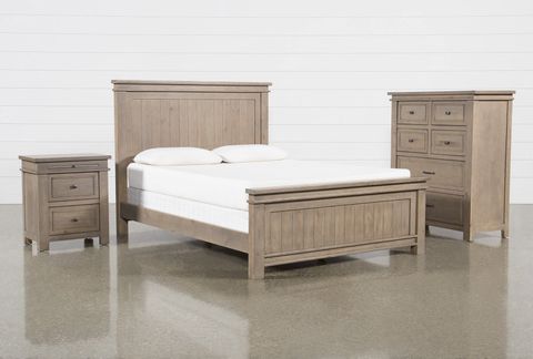 Meet The Coleman Queen Panel 3 Piece Bedroom Set - A Design Fit For The ... regarding Larkin White Wood Queen Panel 3 Piece Bedroom Set With Chest & Nightstand