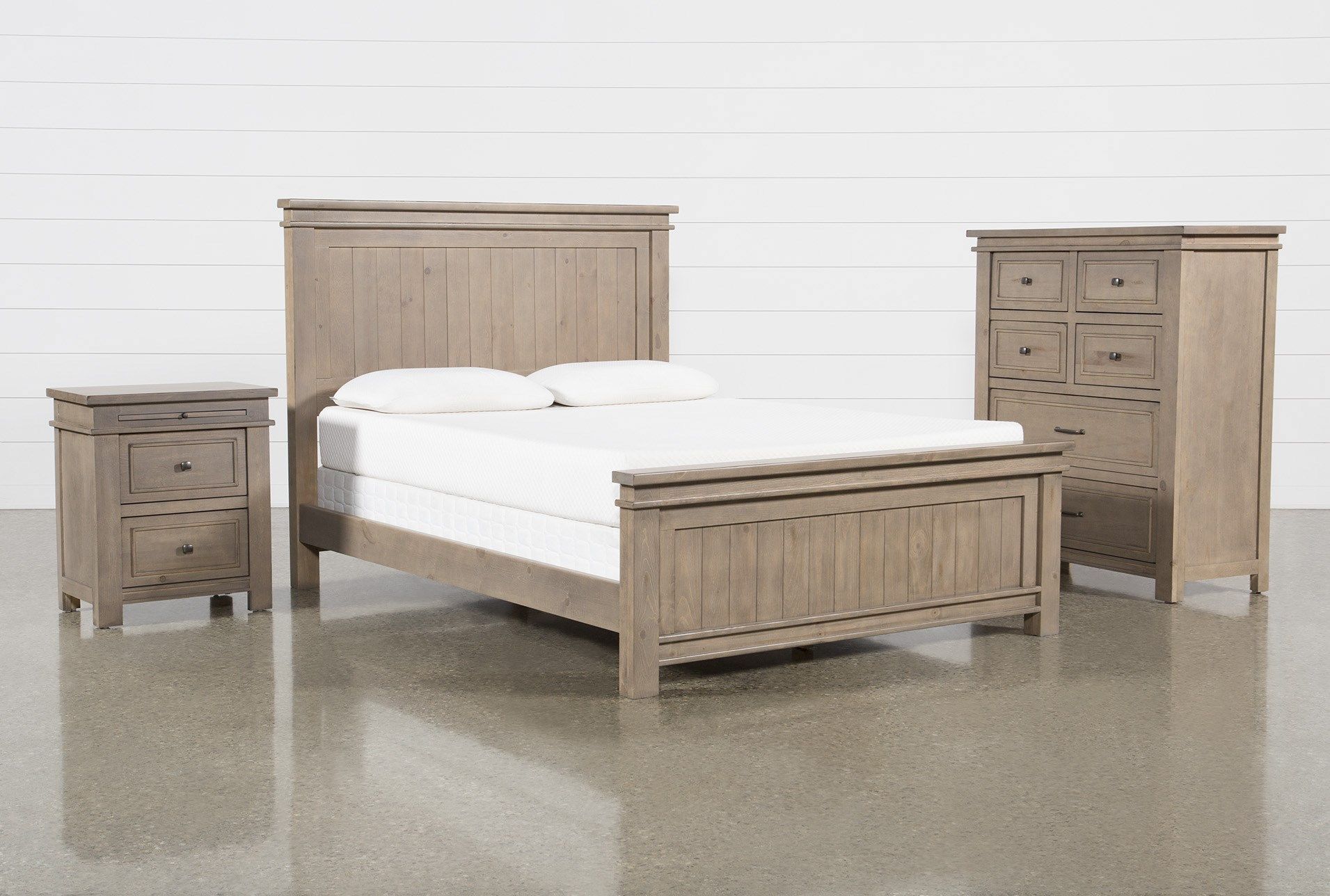 Meet The Coleman Queen Panel 3 Piece Bedroom Set - A Design Fit For The ... regarding  Pine