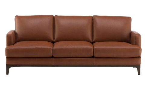 Nostalgia Cognac Sofa | Sofa, Top Grain Leather, Sofa Offers in Cognac Leather Sofa