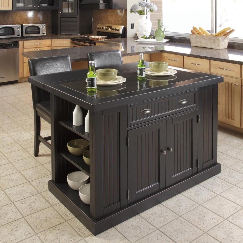 Oak Kitchen Island Black Granite Top - Things In The Kitchen throughout Choosing the Right Black Granite Top for Your Kitchen Island