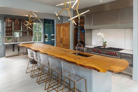 Raw Wood Island At Andres Lowe Blog for Preserving the Beauty of Your Vintage Mahogany Kitchen Features