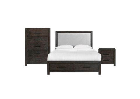 Shelby Queen 4 - Drawer Platform Storage 3 Piece Bedroom Set throughout Creating a Cohesive Bedroom Aesthetic Focusing on the Larkin 3 Piece Set