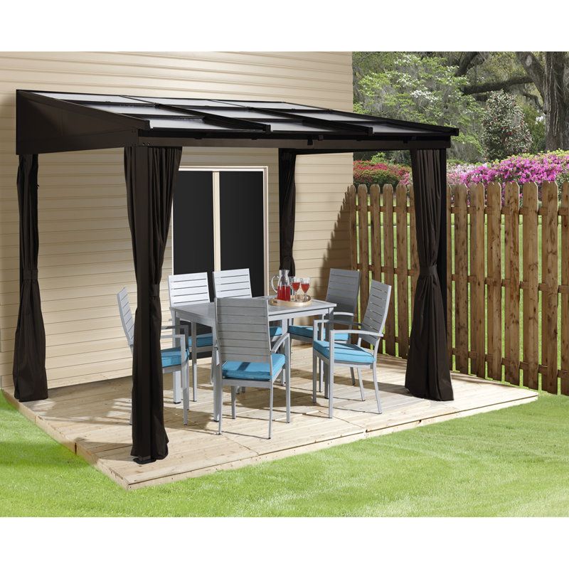 Sojag Sutton 12 Ft. W X 10 Ft. D Aluminum Patio Gazebo | Wayfair.ca for Transform Your Backyard with a 12x10 Aluminum Gazebo A Comprehensive Guide