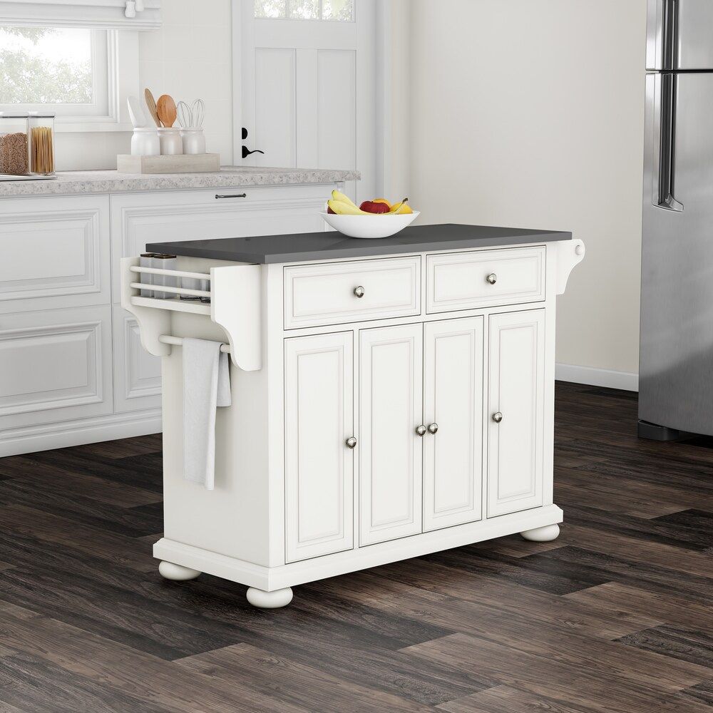 Stainless Steel Kitchen Islands And Carts - Bed Bath &amp; Beyond throughout Building Your Dream Kitchen Island Step by Step Considerations