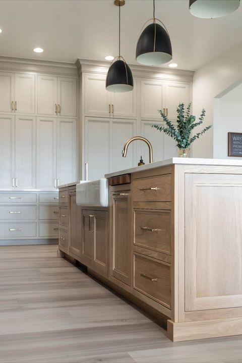 White Oak Kitchen Island | Helmut Cabinetry throughout Beyond the Surface A Comprehensive Guide to the Cecil Kitchen Island White Macadamia