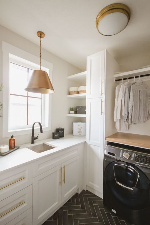 10 Laundry Room Paint Colors That Make Chores Much More Fun | Laundry ... in 10 Ways To Bring Color Into Your Laundry Room