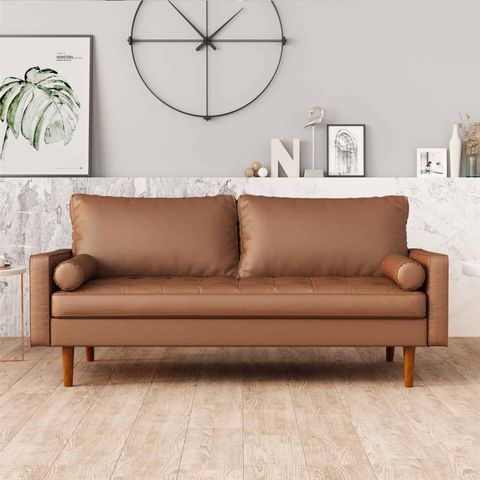 11 Vegan Leather Sofas, Ranked By How Eco-Friendly They Are - Jessica ... for