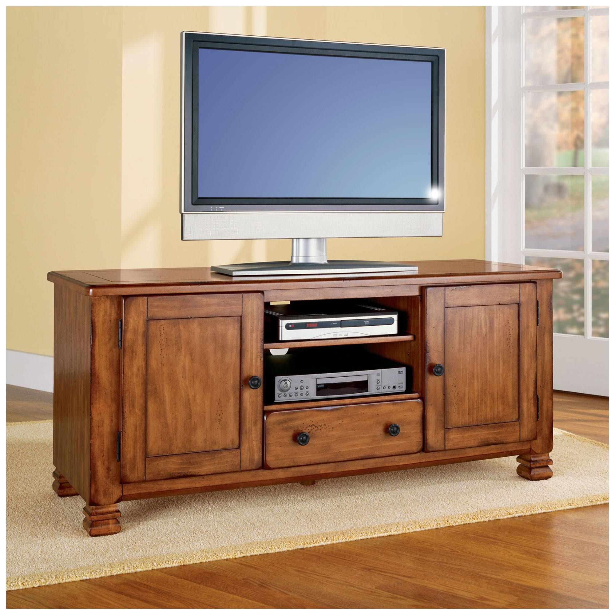 20 Ideas Of Solid Oak Tv Stands regarding 41 In. Wide Corner Tv Console (Dark Oak)