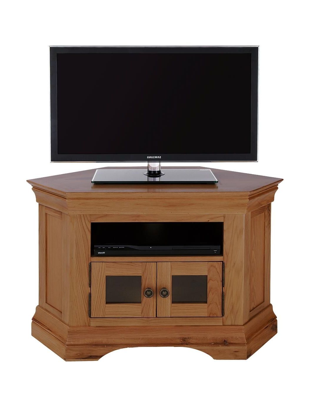 20 The Best Dark Wood Corner Tv Stands in 41 In. Wide Corner Tv Console (Dark Oak)