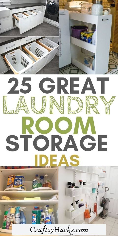 25 Great Laundry Room Storage Ideas | Laundry Room Storage, Laundry ... inside