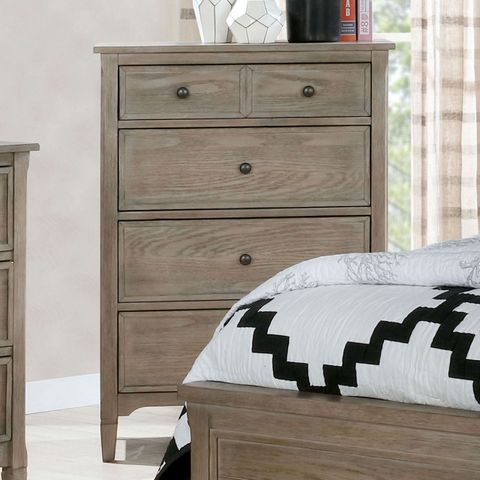 4 Drawers Wooden Chest With Round Pull Knobs Design, Wire-Brushed Warm ... with Unveiling the Charm of a 4 Drawers Wooden Chest: Design, Features, and Styling Tips