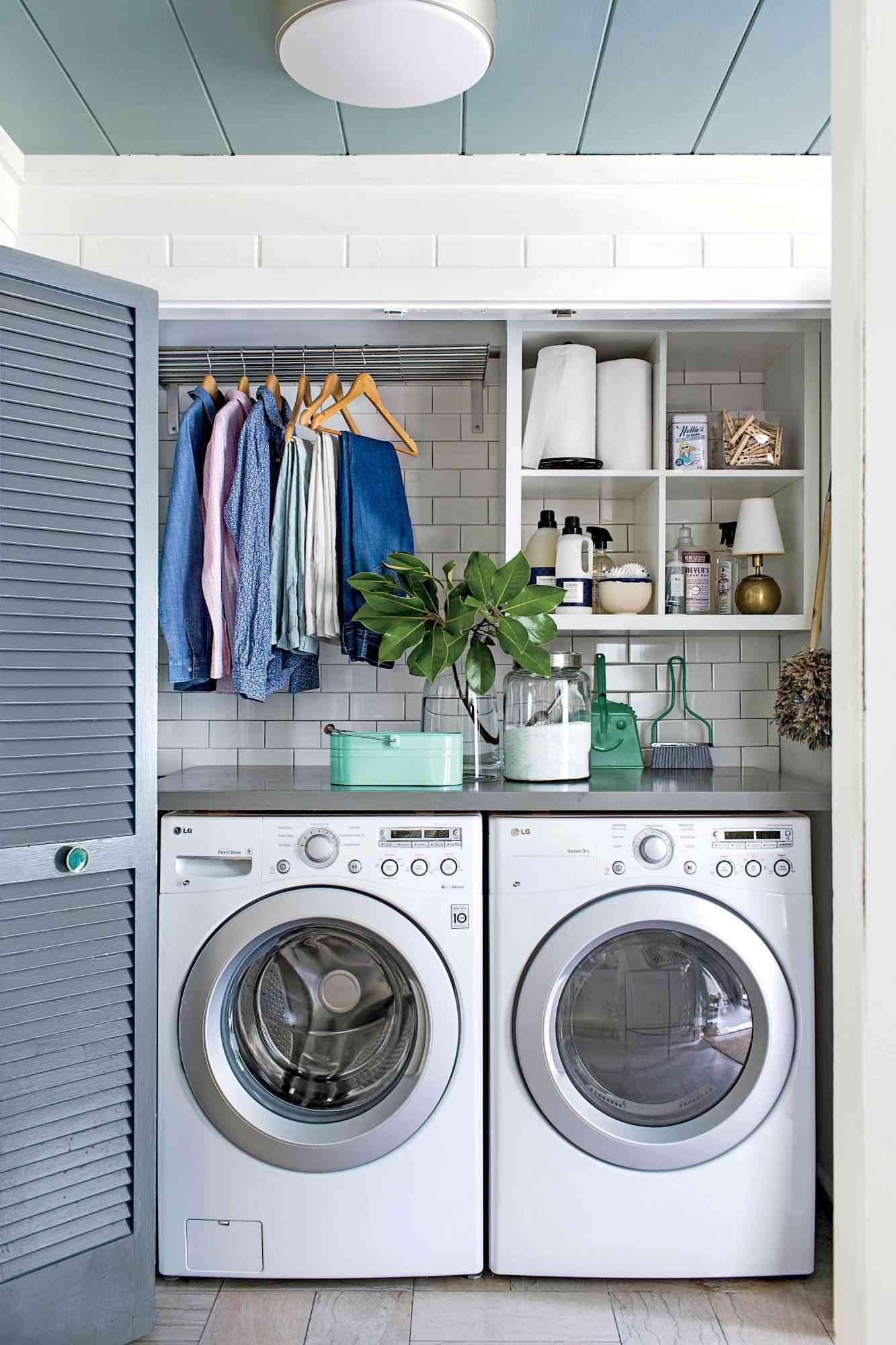 43 Laundry Room Ideas We're Obsessed With inside Beyond the Basics Innovative Storage Ideas for Laundry Rooms
