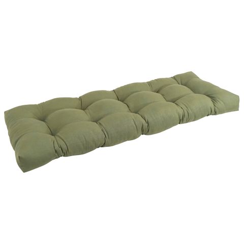 51-Inch By 19-Inch Tufted Solid Twill Bench Cushion Green-Color ... in Understanding the Durability and Style of Solid Twill Bench Cushions