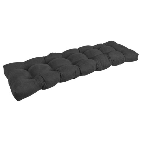 55-Inch By 19-Inch Tufted Solid Microsuede Bench Cushion Black-Color ... intended for 55-Inch By 19-Inch Tufted Solid Microsuede Bench Cushion