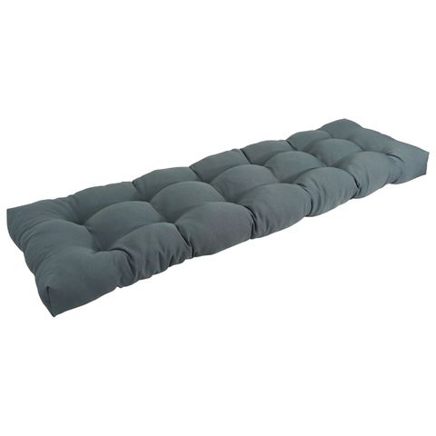 55-Inch By 19-Inch Tufted Solid Twill Bench Cushion Grey-Color | Michaels with Microsuede Bench Cushions Exploring the Benefits and Drawbacks