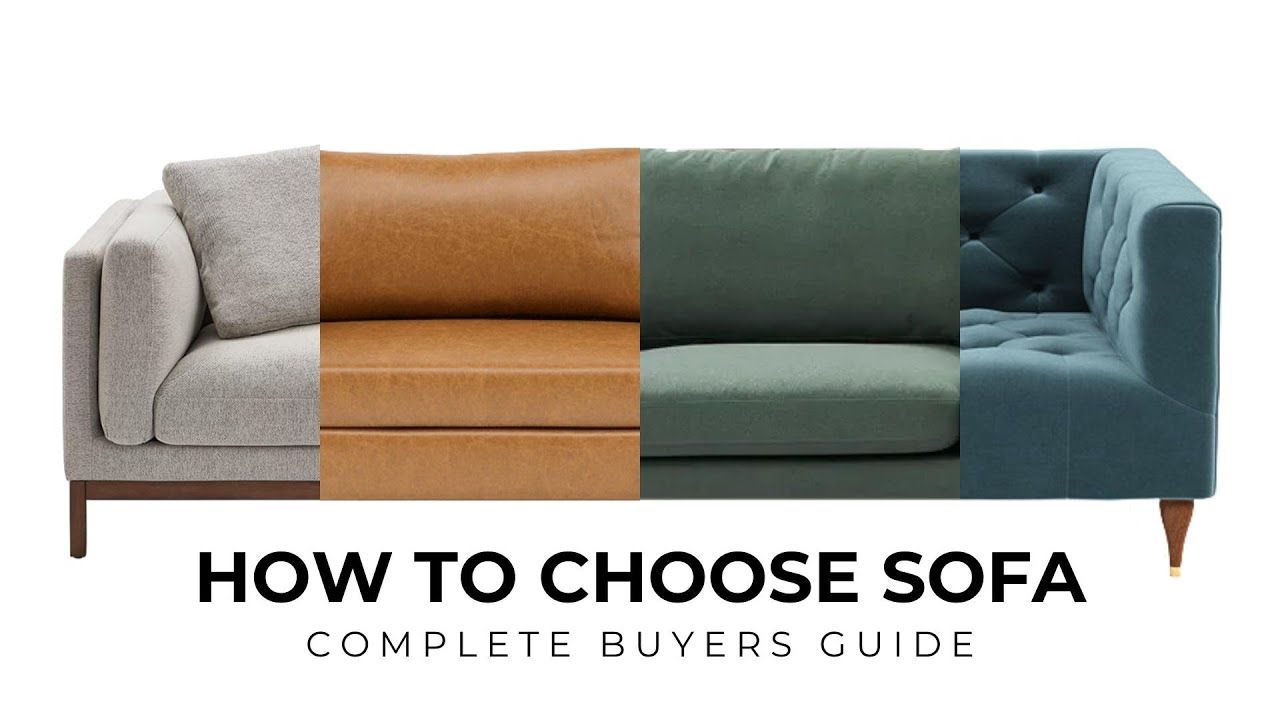 6 Tips For Choosing The Perfect Sofa &amp; Where To Buy Them - Youtube throughout