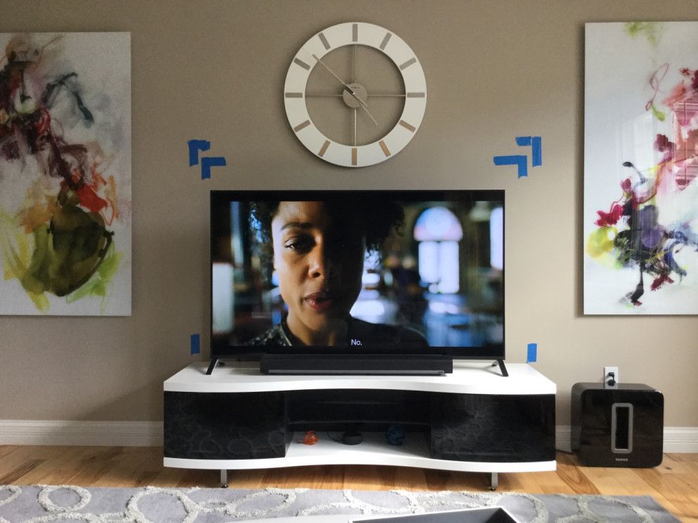 85 Inch Or 75 Inch Tv - On Wall Or On The Stand in