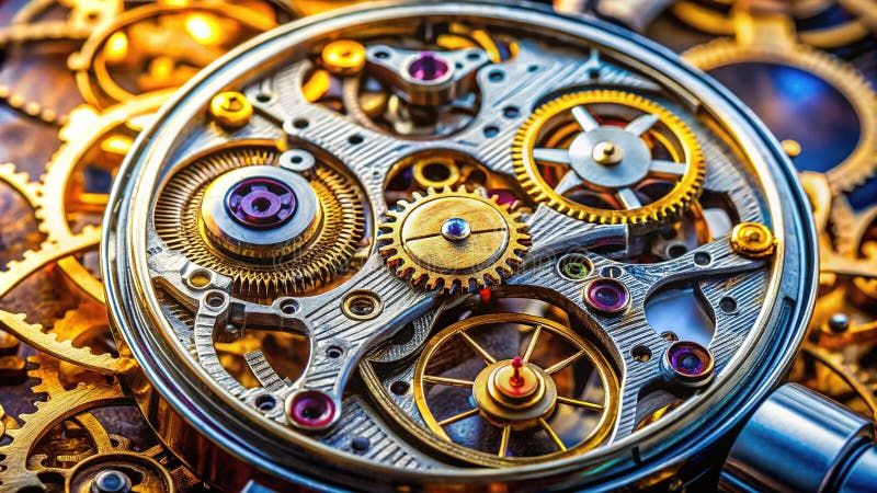 A Deep Dive Into The Intricate Clockwork World Disassembled Wristwatch ... for A Deep Dive into the Craftsmanship Behind the Emma White and Gold Dresser