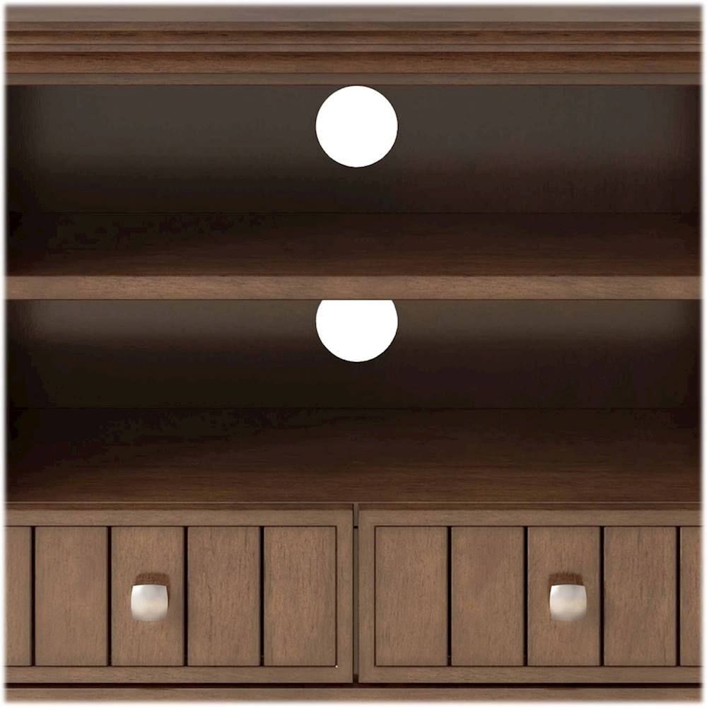 Best Buy: Simpli Home Acadian Solid Wood 60 Inch Wide Transitional Tv ... within Unveiling the Charm of Acadian Solid Wood Media Stands A Deep Dive