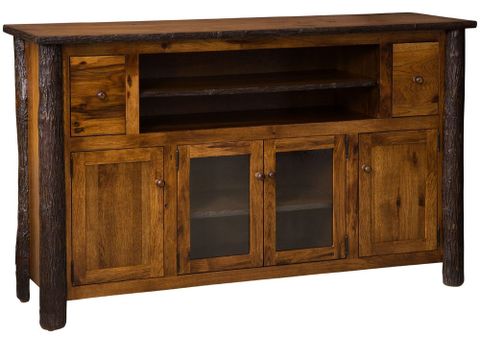 Best Rustic Tv Stands For A Cozy Living Room - Cabinfield Blog for Hickory TV Stands A Guide to Durability and Aesthetic Appeal