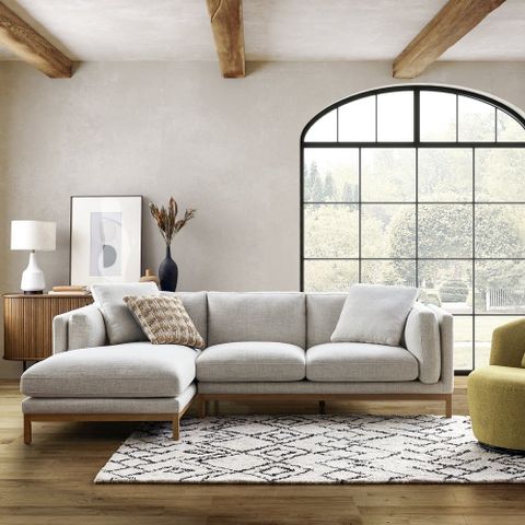 Best Small Space Sectional Castlery Owen Chaise Sectional Sofa – Artofit for