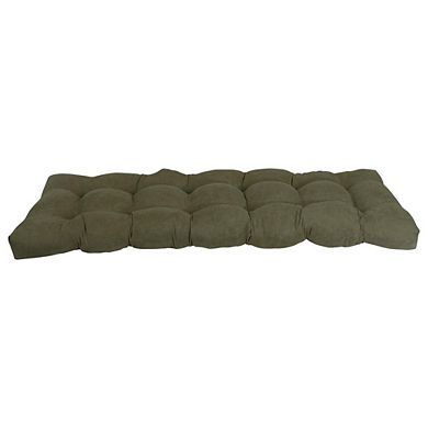 Blazing Needles 55-Inch By 19-Inch Tufted Solid Microsuede Bench Cushion within Microsuede Bench Cushions Exploring the Benefits and Drawbacks