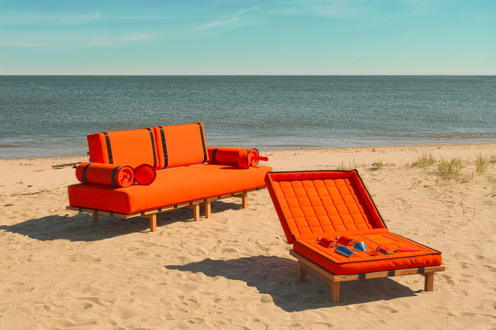 Bliss Sofa Flood-Proof Floating Sofa With Paddle And Flares » Unlockmen regarding Is a Floating Sofa Right For You Exploring the Pros and Cons