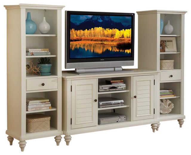Coastal Style Media Centers - Design A Room Interiors Camberley inside 90&quot; Modern Coastal Entertainment Center With Hutch, Interesting Aqua