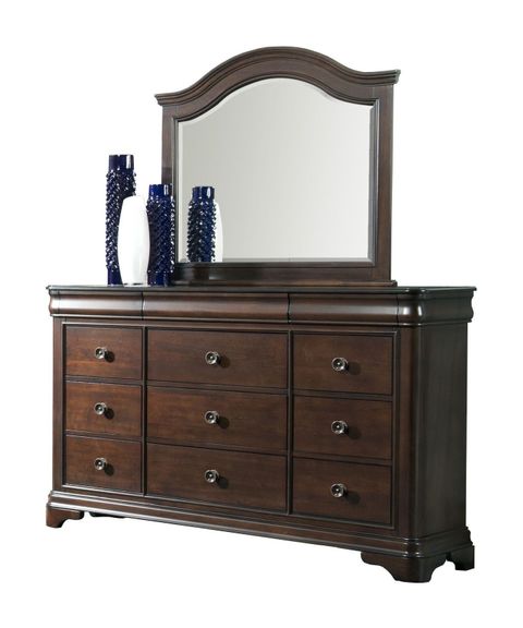 Conley Cherry Dresser With Mirror | Picket House Furnishings, Dresser ... with regard to