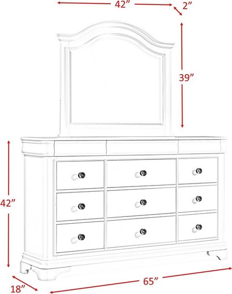 Conley Dresser And Mirror - Traditional - Dressers - By Hedgeapple | Houzz regarding Unveiling the Timeless Elegance of Conley Dressers and Mirrors