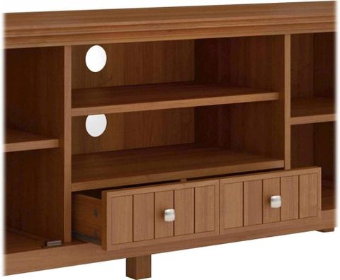 Customer Reviews: Simpli Home Acadian Solid Wood 60 Inch Wide ... for Beyond the Screen: How the Right TV Media Stand Enhances Your Viewing Experience