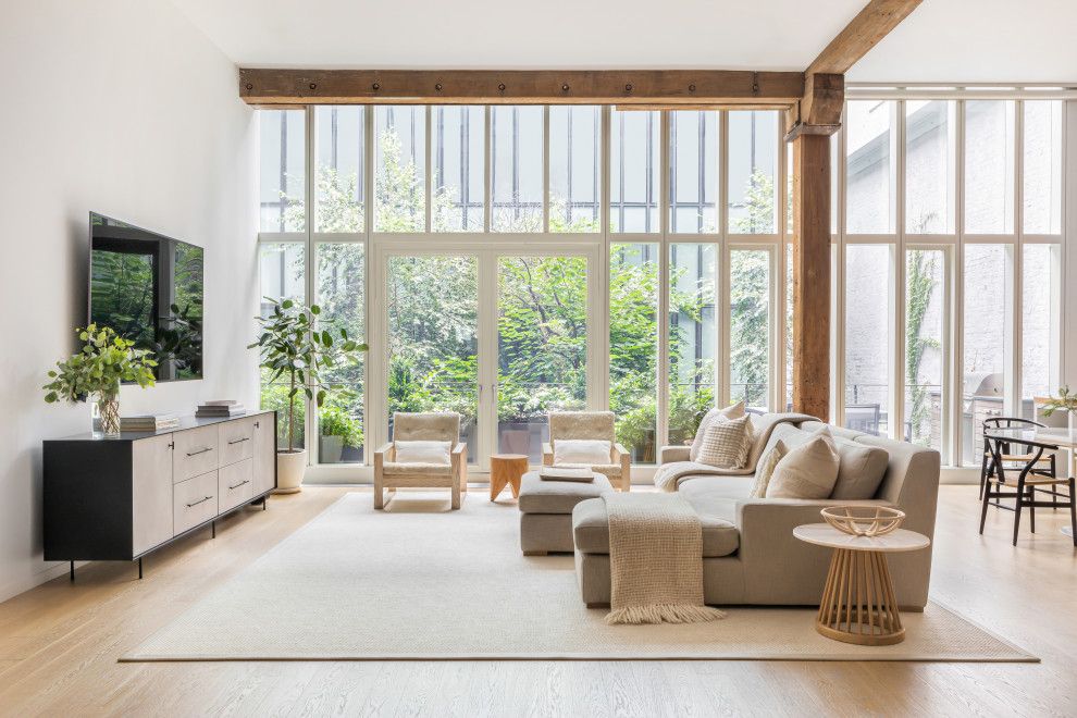Dumbo Loft - Contemporary - Living Room - New York - By Chango | Houzz intended for