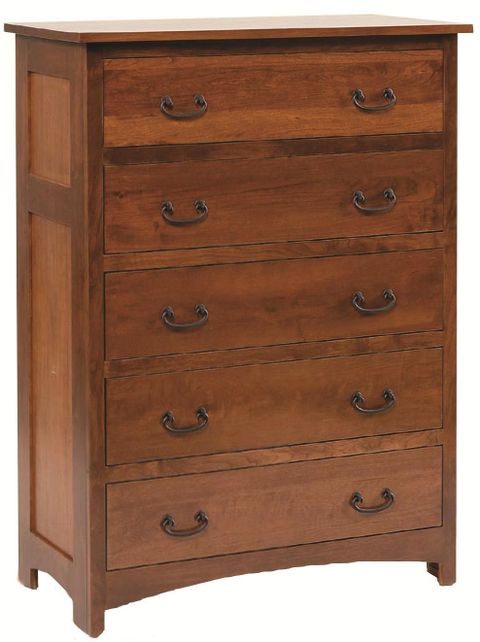 Elegant Amish 5-Drawer Solid Wood Chest pertaining to Caring for Your Ellen 5 Drawer Chest Maintaining Its Elegance