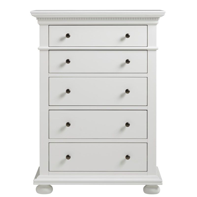 A Timeless Classic The Enduring Appeal of White Wood Chests with Five Drawers
