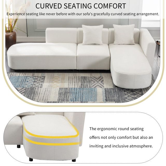 Gewnee Luxury Modern Style Living Room Upholstery Sofa - Transitional ... in