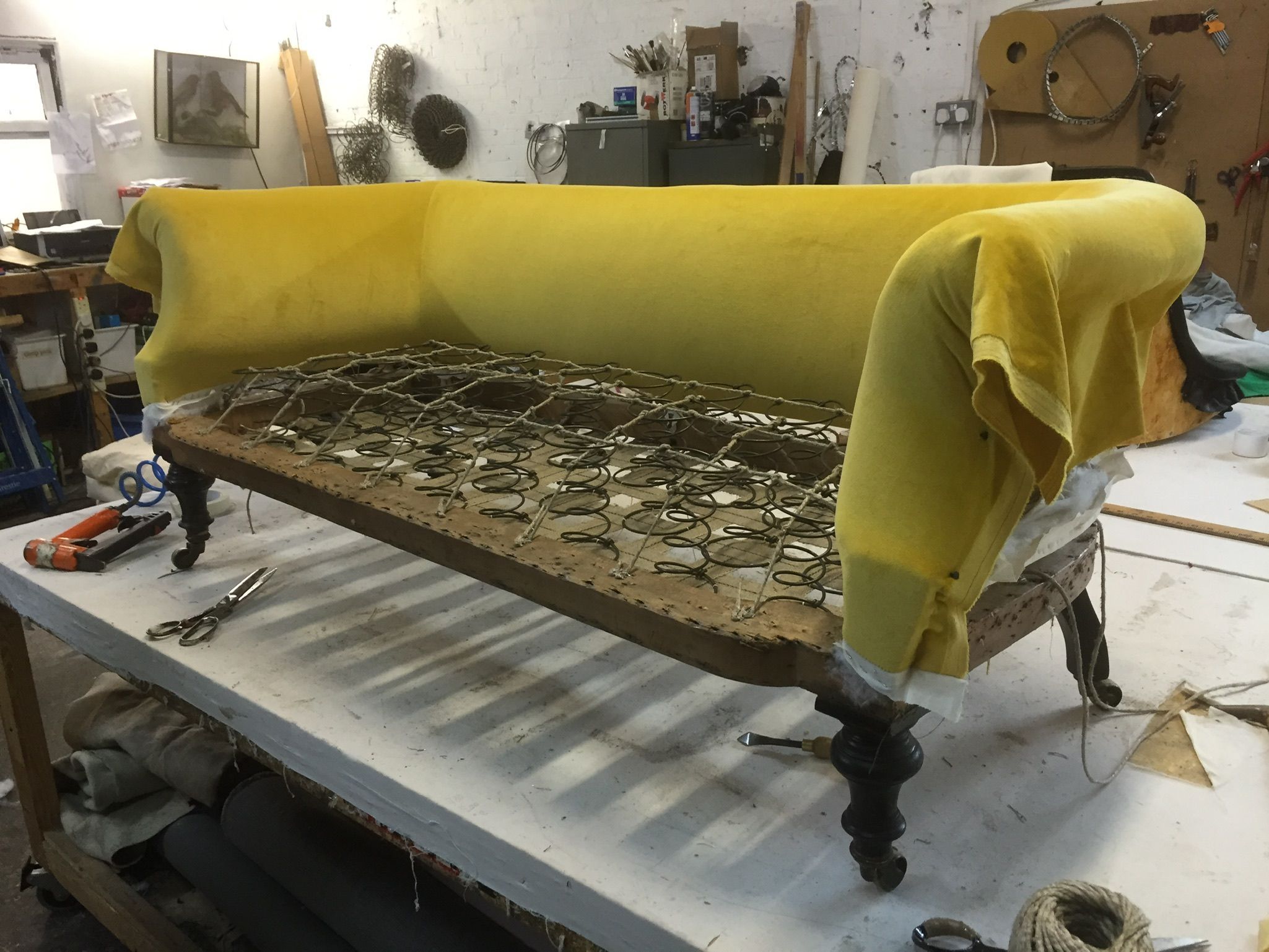How To Reupholster A Sofa - A Step By Step Guide | Sofa Reupholstery ... in Marshmallow Sofa Restoration A Guide to Preserving a Design Icon