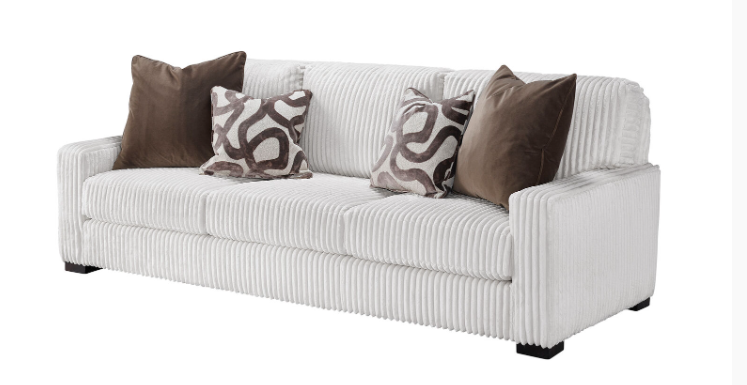 Hunter Sofadefault Title | Toss Pillow Covers, Toss Pillows, Universal ... within 37&quot; Oak Velvet Floral Sofa And Toss Pillows With Espresso Legs